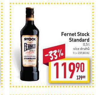 Billa Fernet stock standard nabídka
