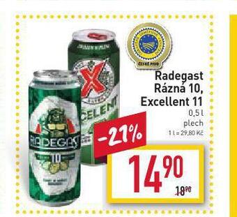 Billa Pivo radegast rázná 10 nabídka