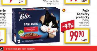 Billa Felix kapsičky pro kočky nabídka