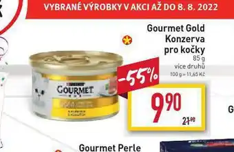 Billa Gouemrt gold konzerva pro kočky nabídka