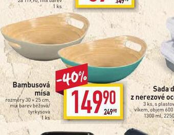 Billa Bambusová mísa nabídka