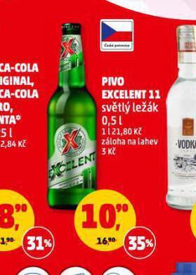 Penny Market Pivo excelent 11 nabídka