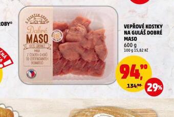 Penny Market Vepřové kostky na guláš nabídka