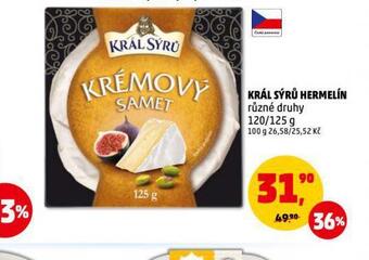 Penny Market Král sýrů hermelín nabídka
