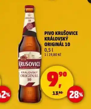 Penny Market Pivo krušovice 10 nabídka