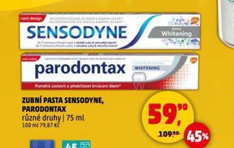 Penny Market Sensodyne zubní pasta nabídka