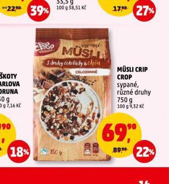 Penny Market Müsli crip crop nabídka
