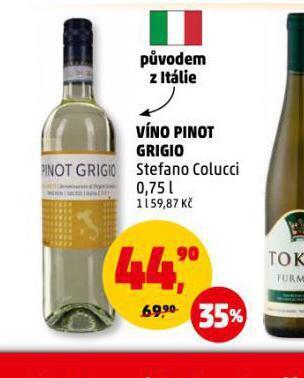 Penny Market Víno pinot grigio nabídka
