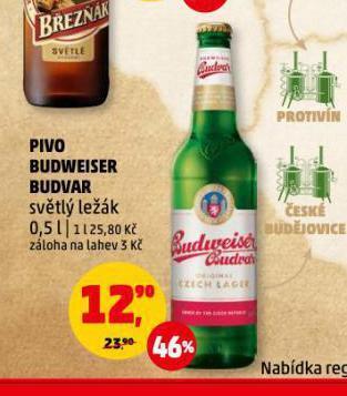 Penny Market Pivo budweiser budvar original nabídka