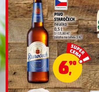 Penny Market Pivo staročech nealko nabídka