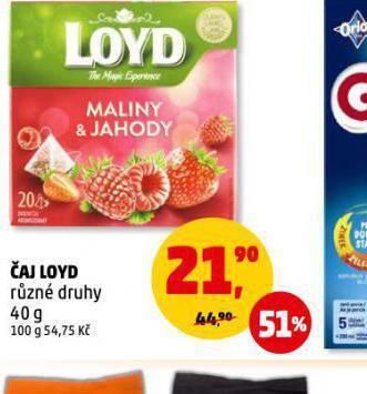 Penny Market Čaj loyd nabídka