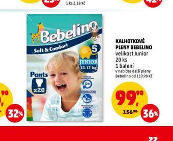 Penny Market Bebelino kalhotkové pleny nabídka