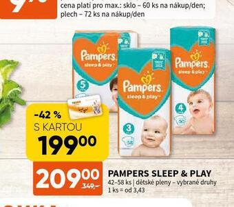 Terno Pampers dětské plenky nabídka
