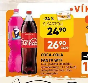 Terno Coca cola, fanta wtf nabídka