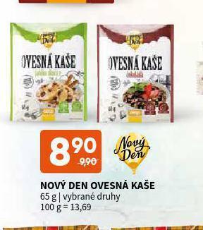 Terno Nový den ovesná kaše nabídka