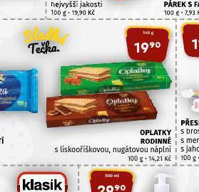 Terno Oplatky rodinné nabídka