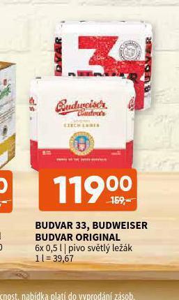Terno Pivo budvar 33 nabídka