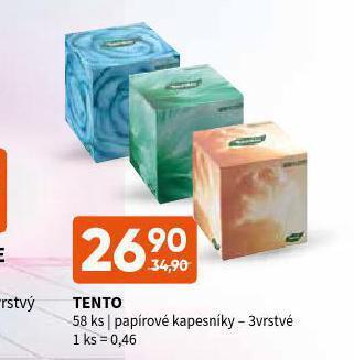 Terno Tento papírové kapesníky nabídka