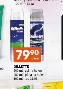 Terno Gillette pěna na holení nabídka