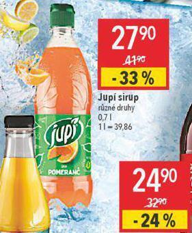 Globus Jupí sirup nabídka