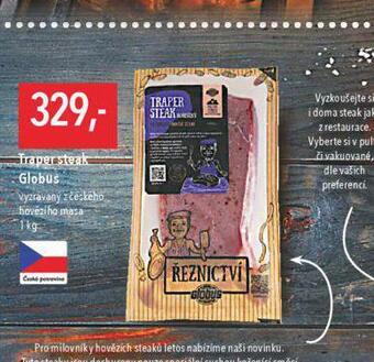 Globus Traper steak nabídka