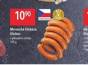 Globus Moravská klobása nabídka