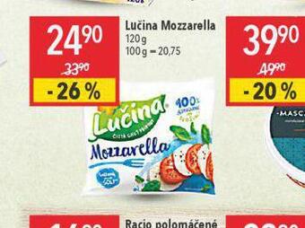 Globus Lučina mozzarella nabídka