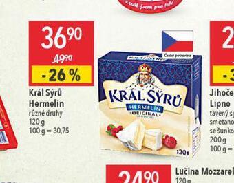 Globus Král sýrů hermelín nabídka