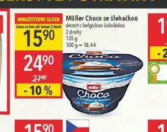 Globus Müller choco se šlehačkou nabídka