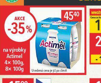 Globus Actimel nabídka