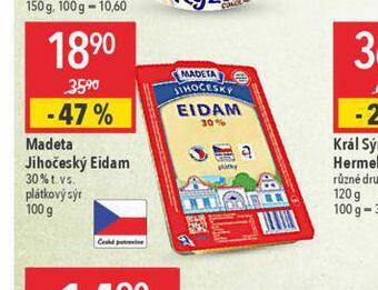 Globus Madeta jihočeský eidam 30% nabídka
