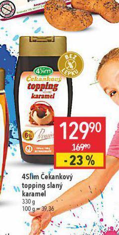 Globus 4slim čekankový topping slaný karamel nabídka