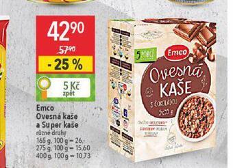 Globus Emco ovesná kaše nabídka
