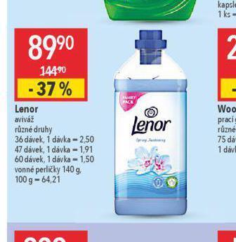 Globus Lenor aviváž nabídka