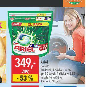 Globus Ariel prací prostředek nabídka