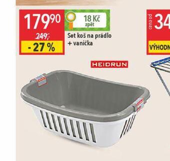Globus Set koš na prádlo + vanička nabídka