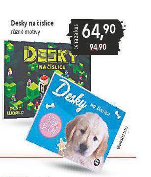 Globus Desky na číslice nabídka