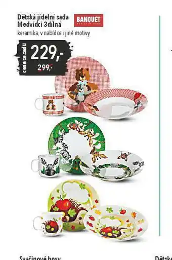 Globus Dětská jídelní sada nabídka