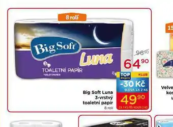 TOP drogerie Big sodt toaletní papír nabídka