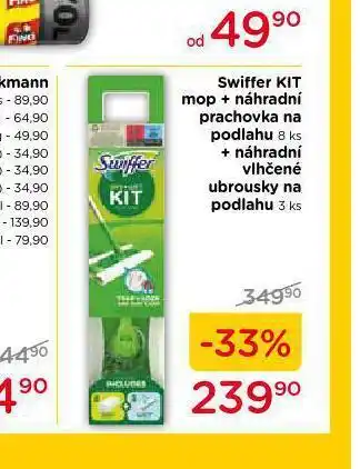 Swiffer kit mop + náhradní prachovka na podlahu