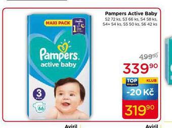 TOP drogerie Pampers dětské plenky nabídka