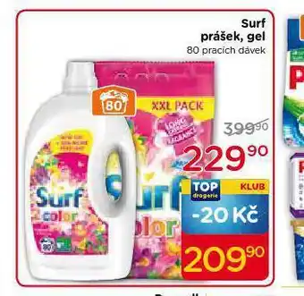 Surf prací prostředek