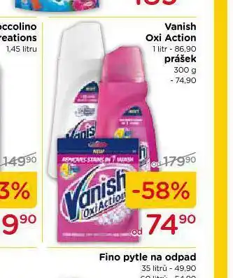 Vanish oxi action prášek