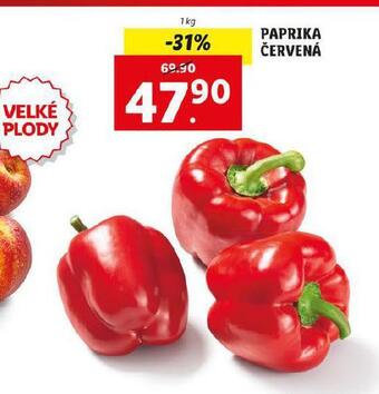 Paprika červená