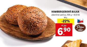 Lidl Hamburgerová bulka nabídka