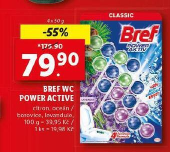 Lidl Bref wc power active nabídka