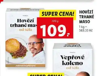 Lidl Hovězí trhané maso nabídka
