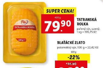 Lidl Tatranská rolka nabídka