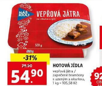 Lidl Hotová jídla nabídka