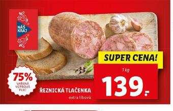 Lidl Řeznická tlačenka nabídka